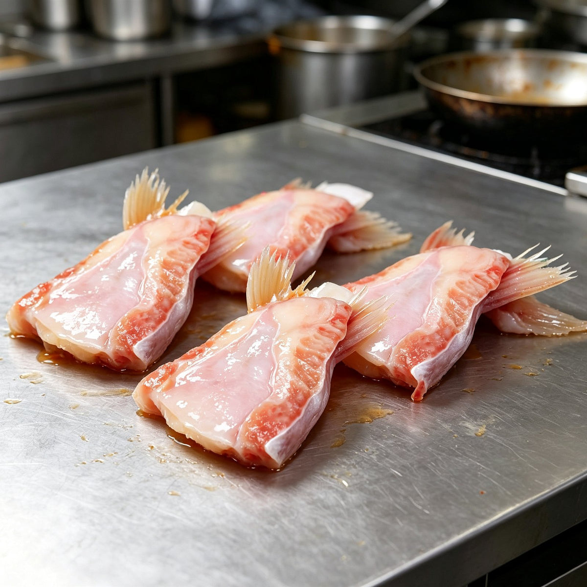 Fresh Premium Basa Fish Fins