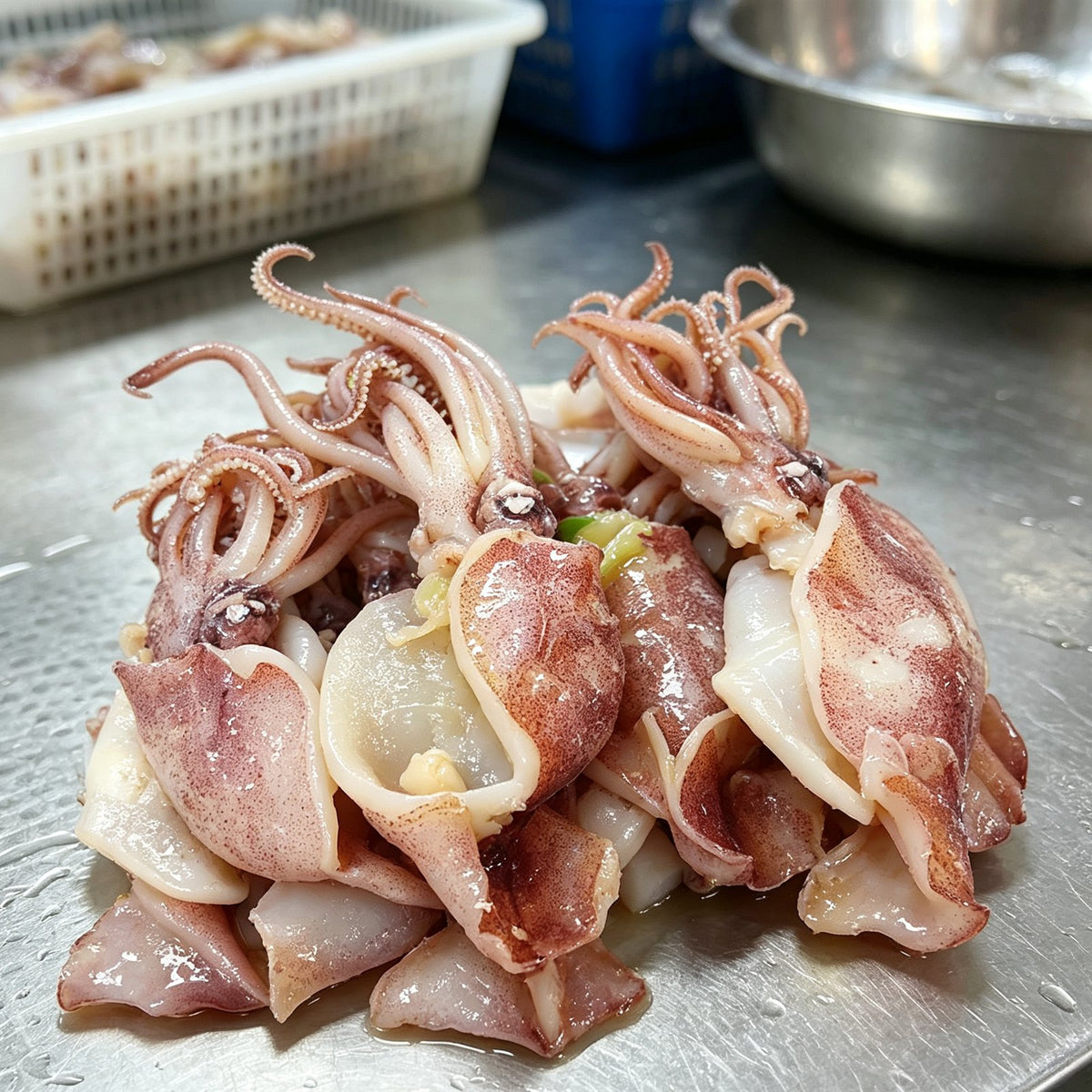 Fresh Baby Squid Sea Hare