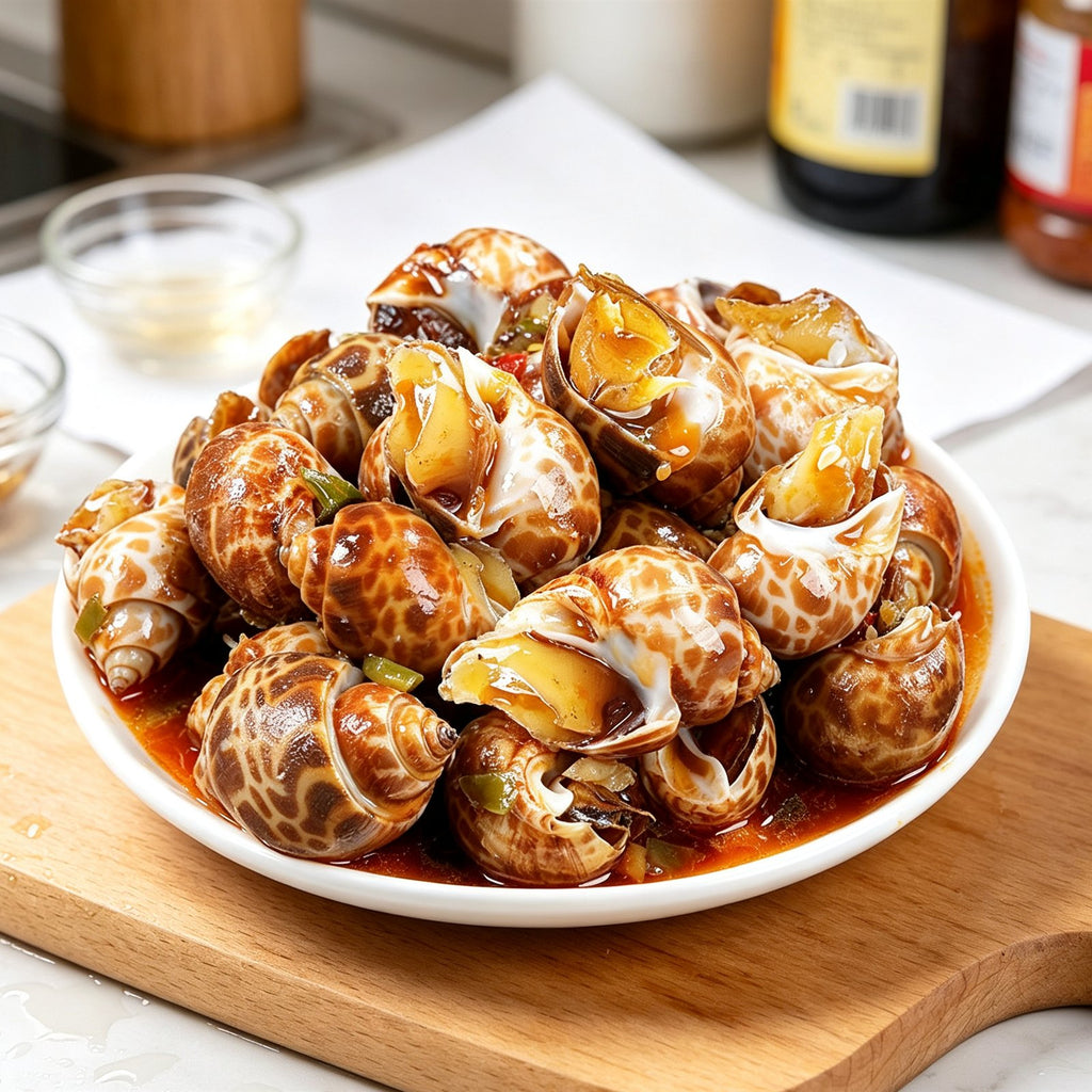 Fresh Spotted Babylon Sea Snails